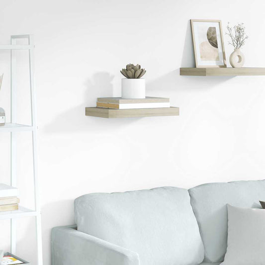 Floating Wall Shelf Oak 40x23x3.8 cm MDF