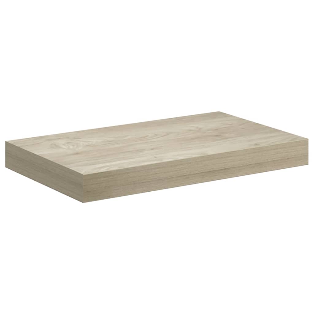 Floating Wall Shelves 4 pcs Oak 40x23.5x3.8 cm MDF