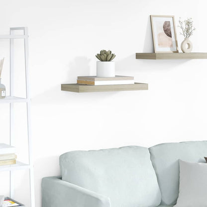 Floating Wall Shelf Oak 50x23.5x3.8 cm MDF