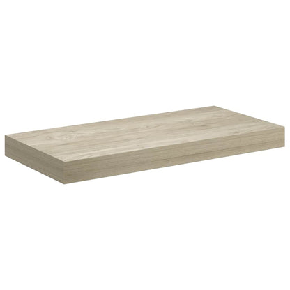 Floating Wall Shelves 4 pcs Oak 50x23x3.8 cm MDF