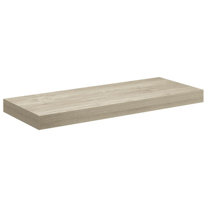 Floating Wall Shelves 4 pcs Oak 60x23.5x3.8 cm MDF