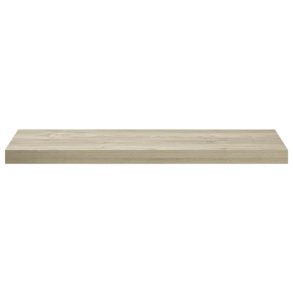 Floating Wall Shelves 4 pcs Oak 80x23.5x3.8 cm MDF