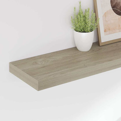 Floating Wall Shelves 2 pcs Oak 90x23.5x3.8 cm MDF