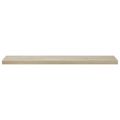 Floating Wall Shelves 2 pcs Oak 120x23.5x3.8 cm MDF
