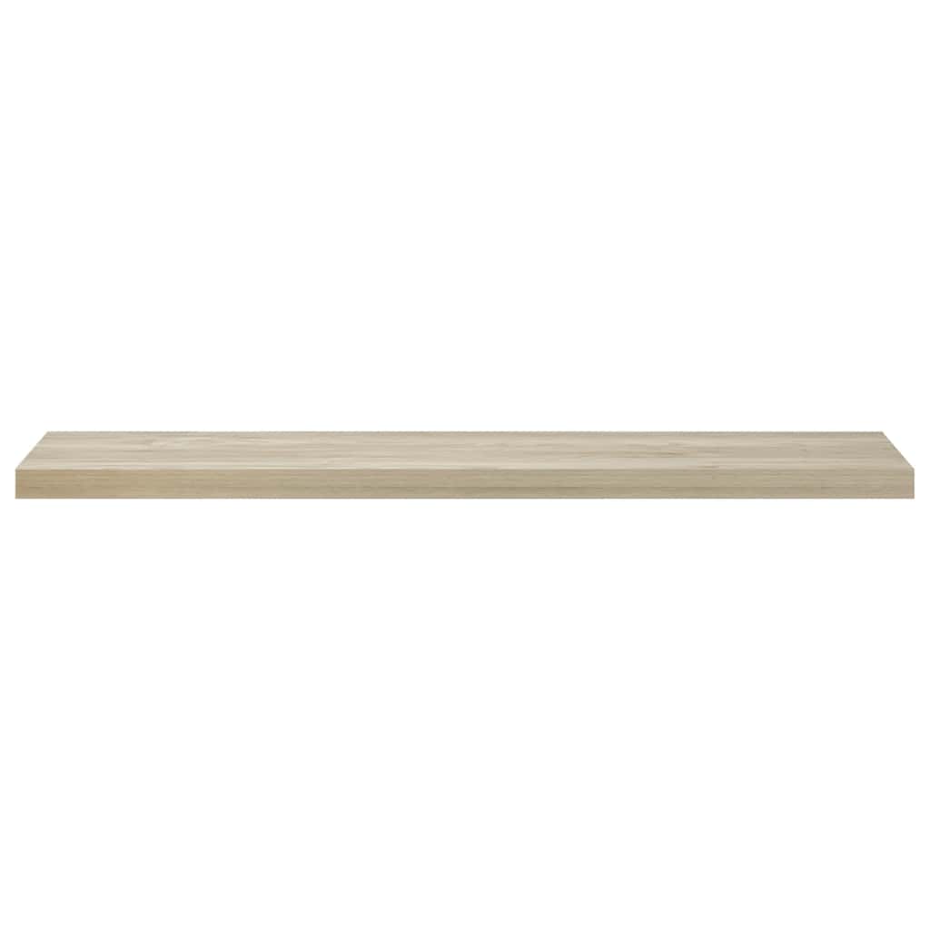 Floating Wall Shelves 4 pcs Oak 120x23.5x3.8 cm MDF