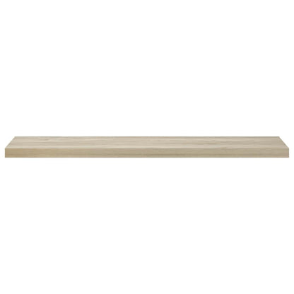 Floating Wall Shelves 4 pcs Oak 120x23.5x3.8 cm MDF