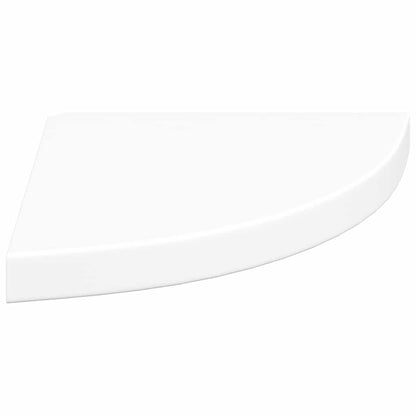 Floating Corner Shelves 4 pcs White 35x35x3.8 cm MDF