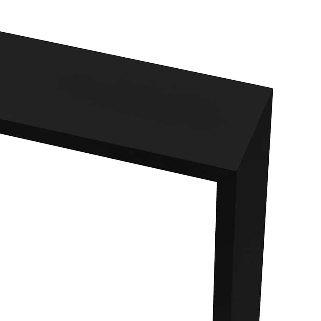 Wall Cube Shelf | Set of 3 | Black | MDF | Large, Medium, Small