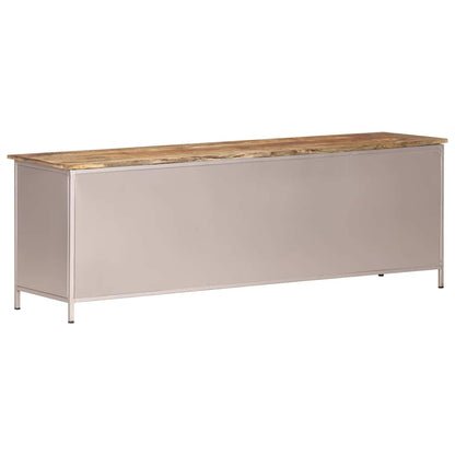 323737 vidaXL TV Cabinet 120x30x40 cm Rough Mango Wood