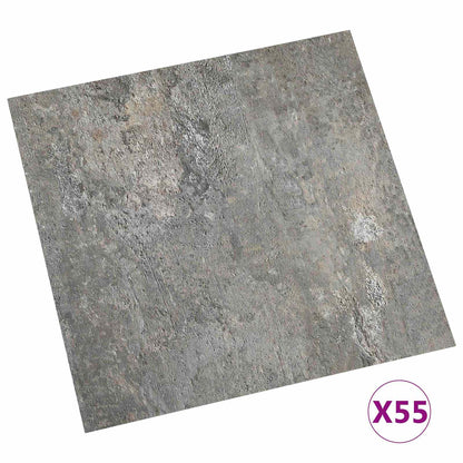 Flooring Planks 5.11 m² 55 pcs PVC Stone wall