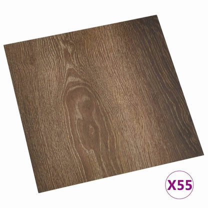 Flooring Planks 5.11 m² 55 pcs PVC Old wood