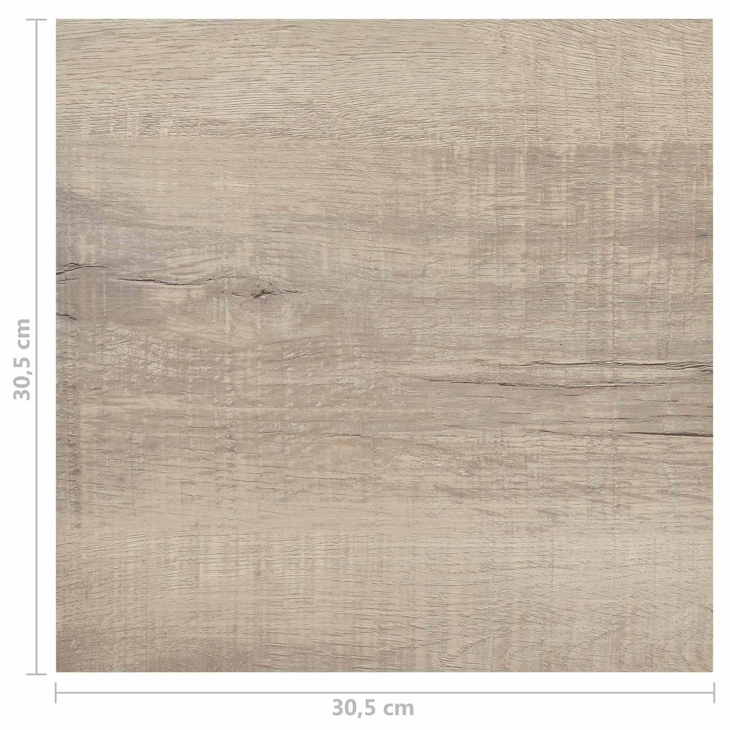 Flooring Planks 55 pcs Taupe 5.11 m² PVC