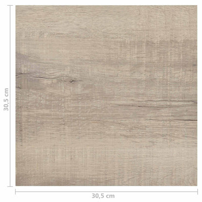 Flooring Planks 55 pcs Taupe 5.11 m² PVC
