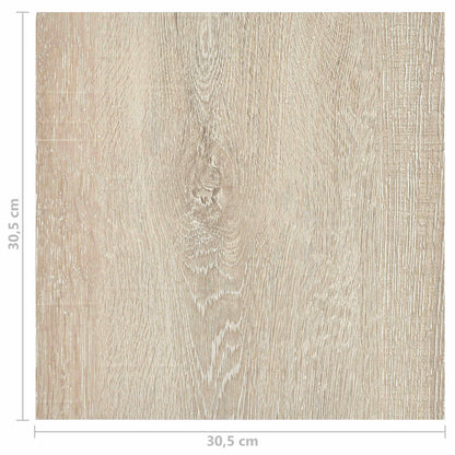 Flooring Planks 55 pcs Beige 5.11 m² PVC