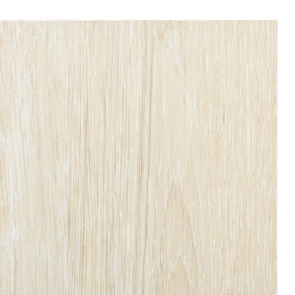Flooring Planks 5.11 m² 55 pcs PVC White and Beige