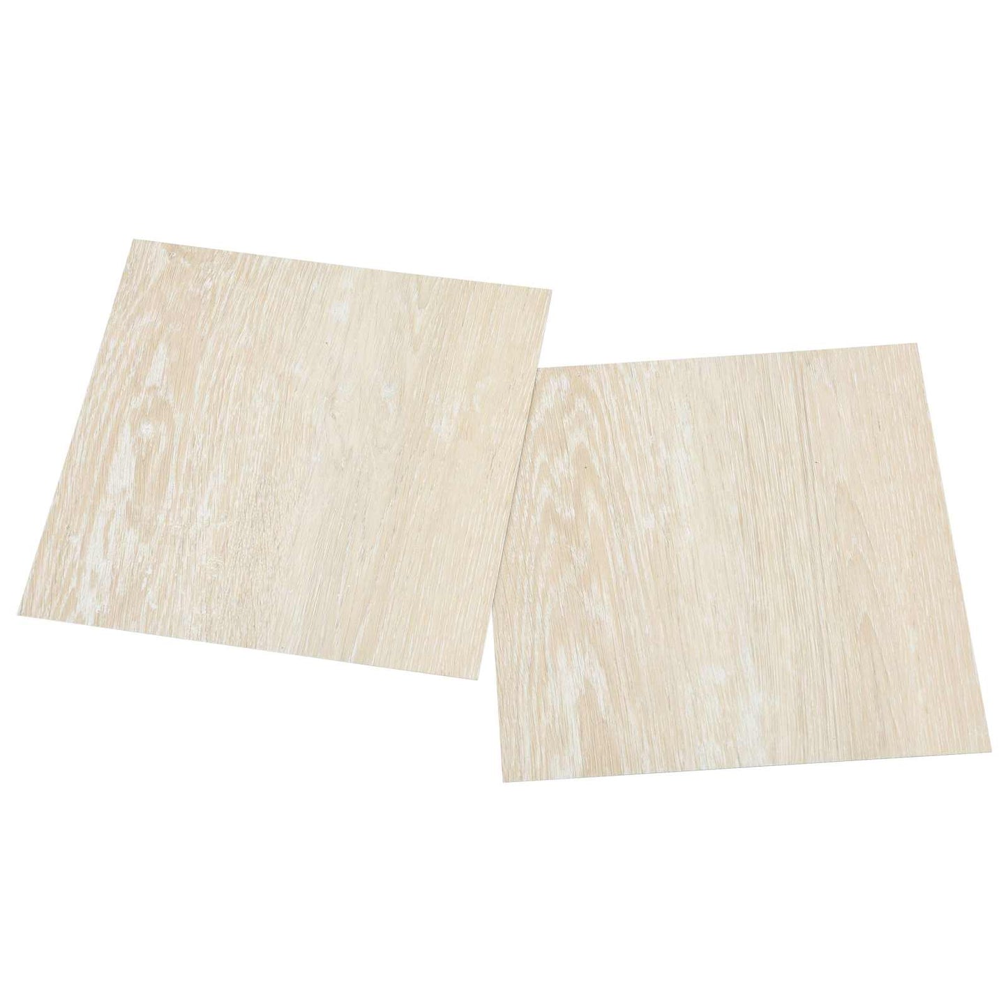 Flooring Planks 5.11 m² 55 pcs PVC White and Beige