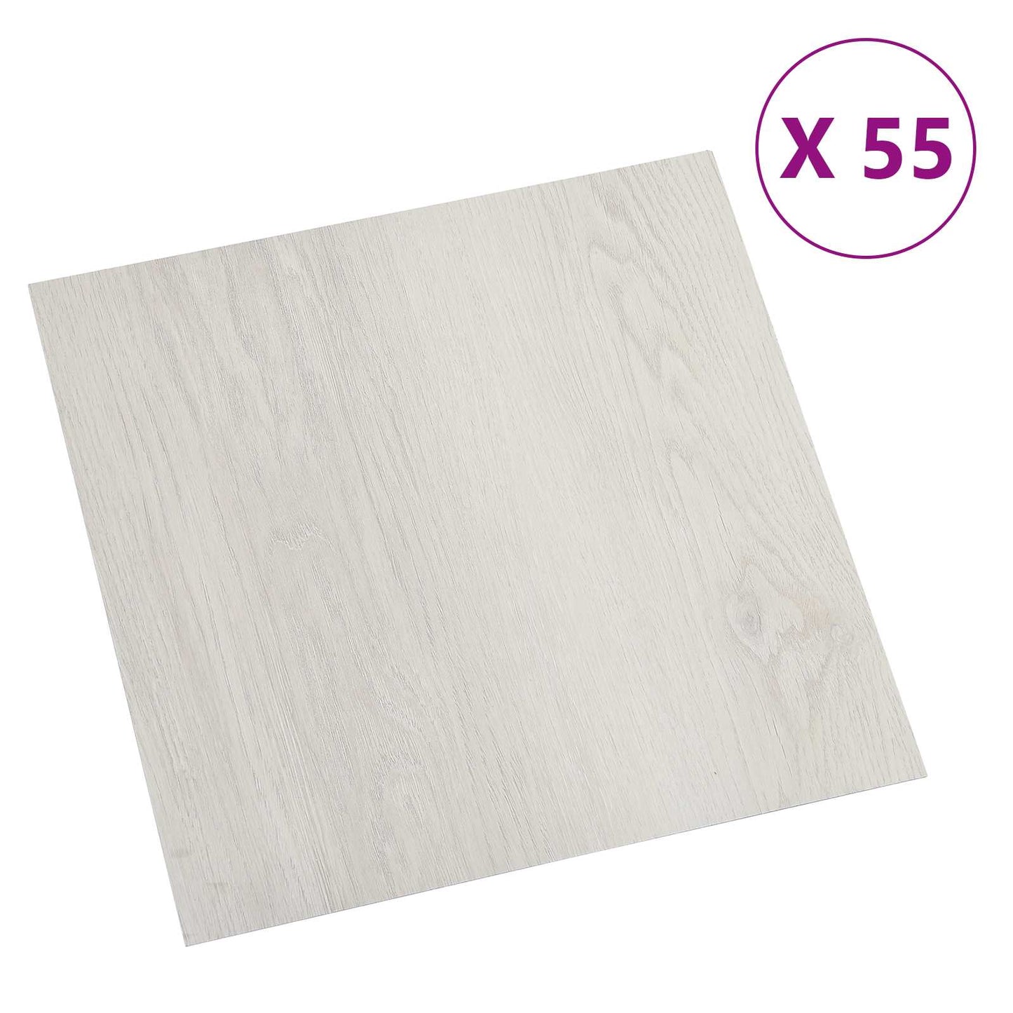 Flooring Planks 5.11 m² 55 pcs PVC Light Beige