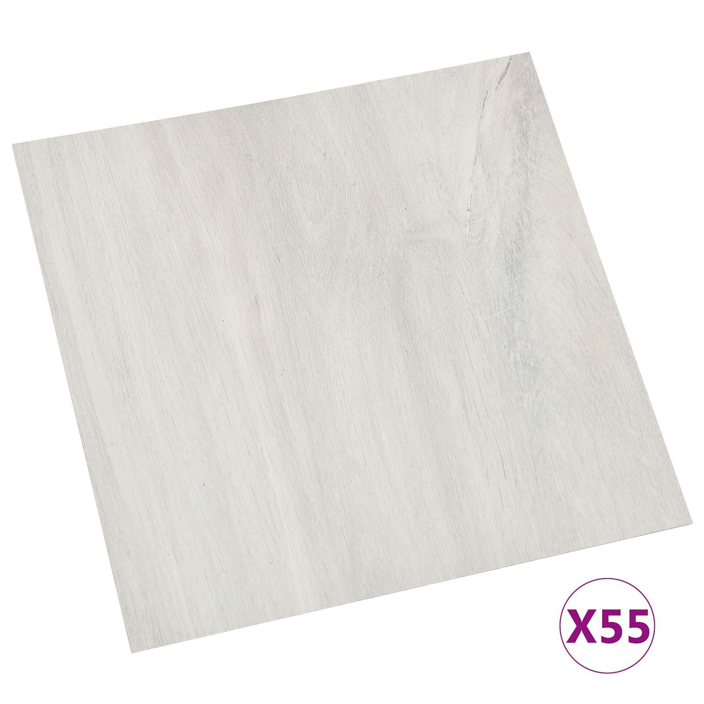 Flooring Planks 55 pcs Cream 5.11 m² PVC