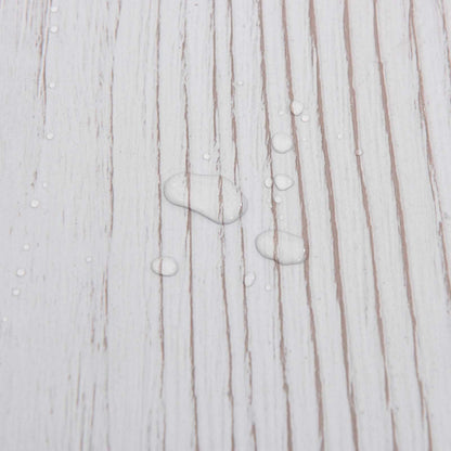 Flooring Planks 5.11 m² 55 pcs PVC White and Light Grey