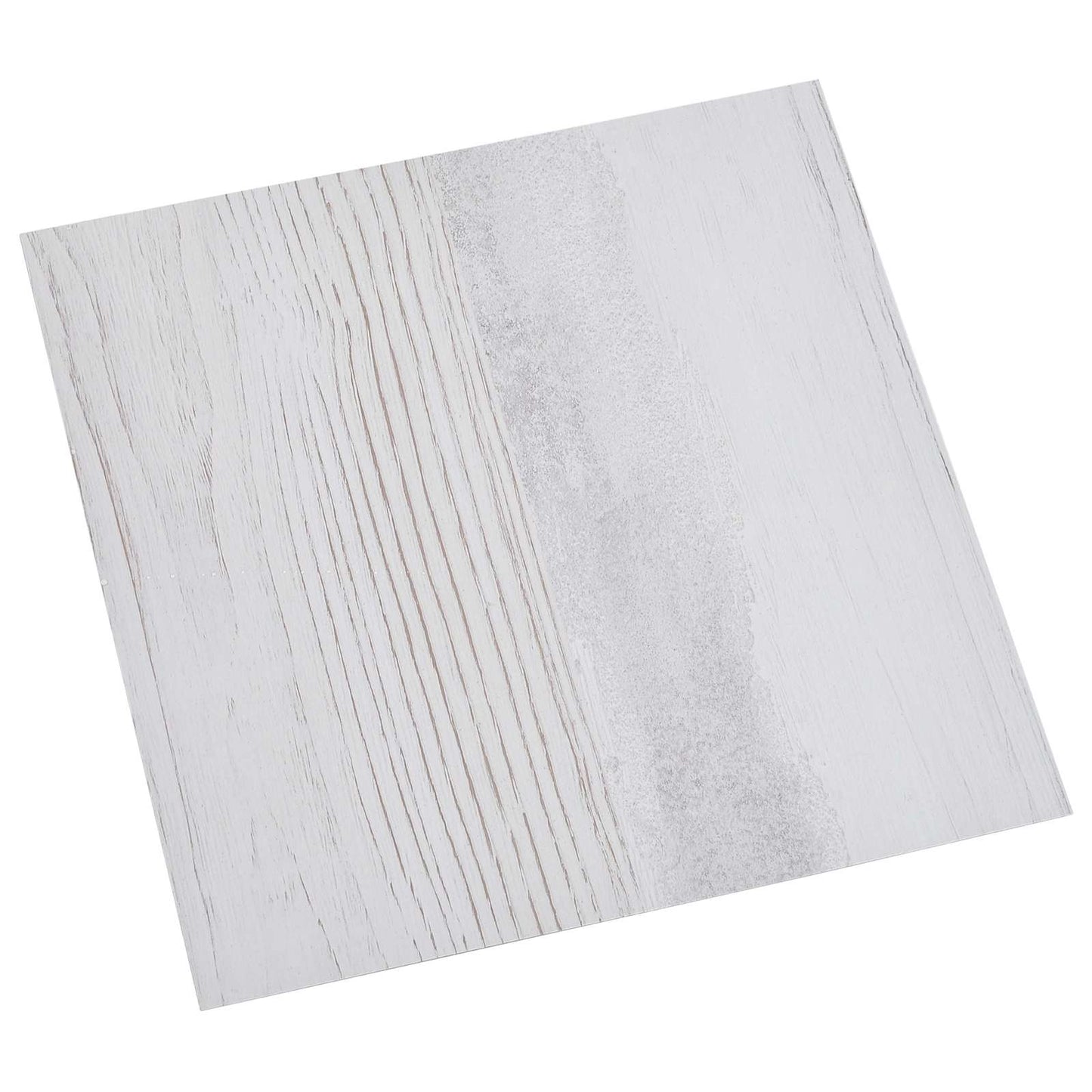 Flooring Planks 5.11 m² 55 pcs PVC White and Light Grey