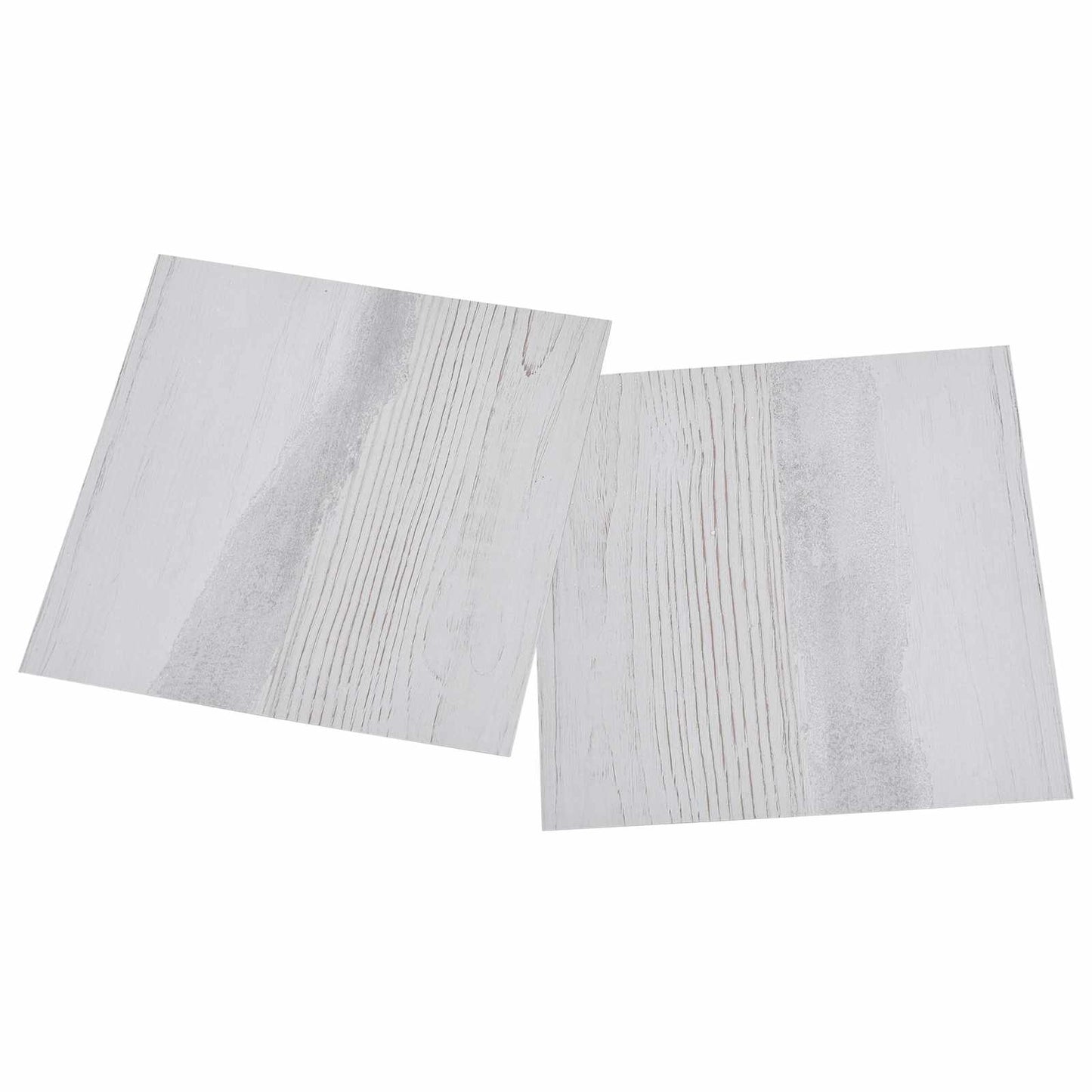 Flooring Planks 5.11 m² 55 pcs PVC White and Light Grey