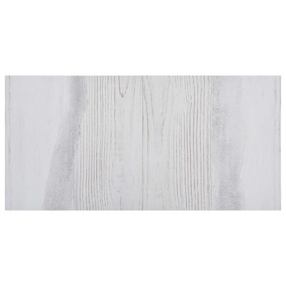 Flooring Planks 5.11 m² 55 pcs PVC White and Light Grey