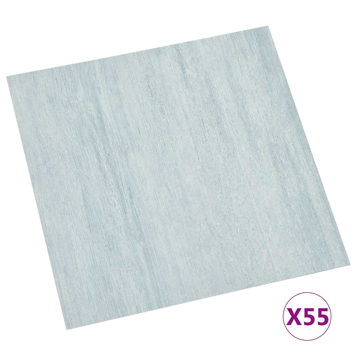 Flooring Planks 55 pcs Green 5.11 m² PVC