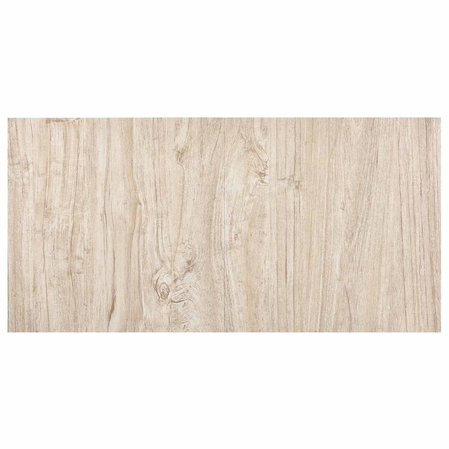 Flooring Planks 5.11 m² 55 pcs PVC White and Wood Color