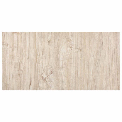 Flooring Planks 5.11 m² 55 pcs PVC White and Wood Color