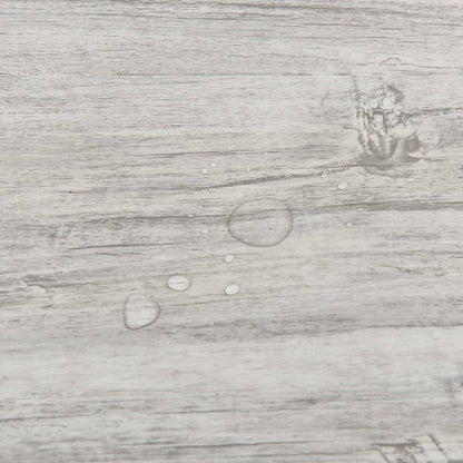 Flooring Planks 5.11 m² 55 pcs PVC Grey and Wood