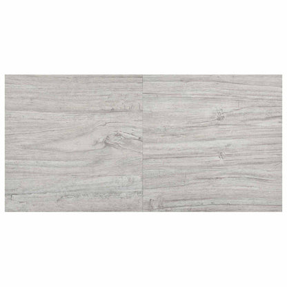 Flooring Planks 5.11 m² 55 pcs PVC Grey and Wood