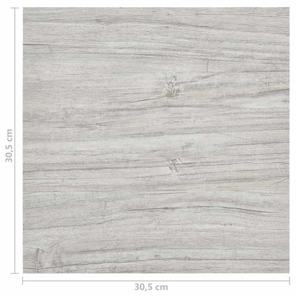 Flooring Planks 5.11 m² 55 pcs PVC Grey and Wood
