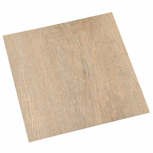 Flooring Planks Light Grey and Dark Brown 5.11 m² 55 pcs PVC