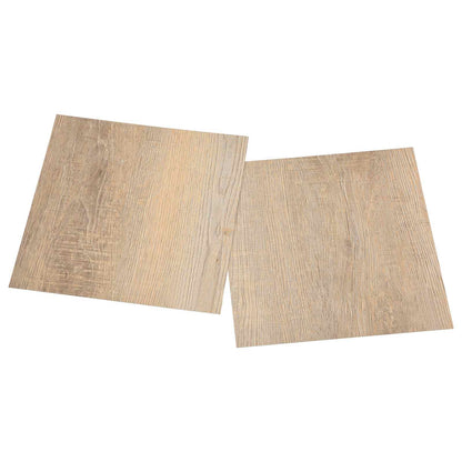 Flooring Planks 5.11 m² 55 pcs PVC Light Grey and Dark Brown