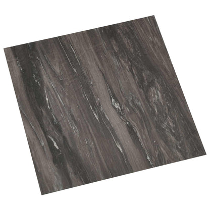 Flooring Planks 55 pcs Dark Grey 5.11 m² PVC