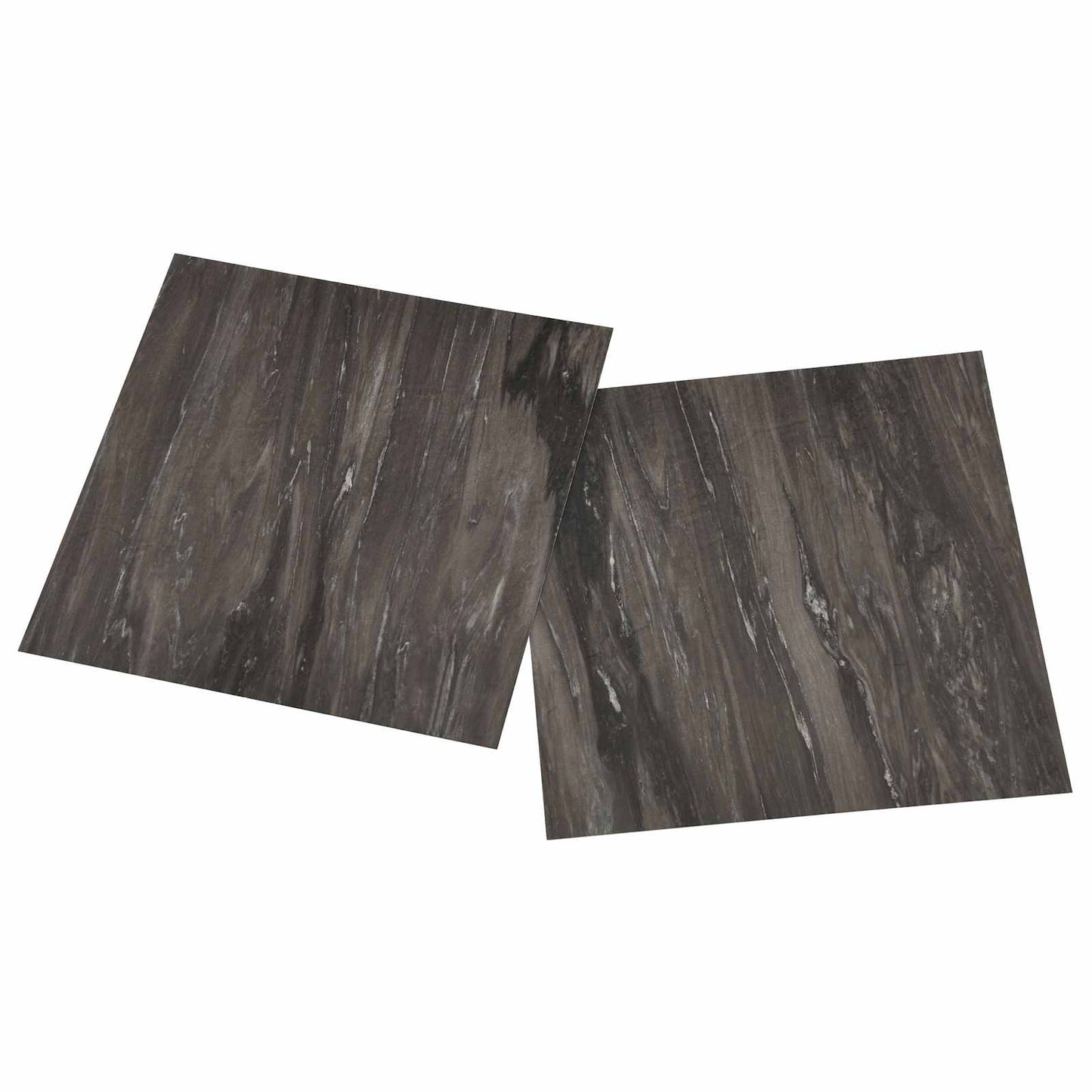 Flooring Planks 55 pcs Dark Grey 5.11 m² PVC