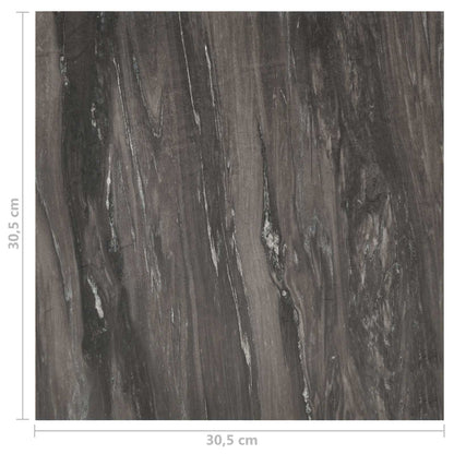 Flooring Planks 55 pcs Dark Grey 5.11 m² PVC