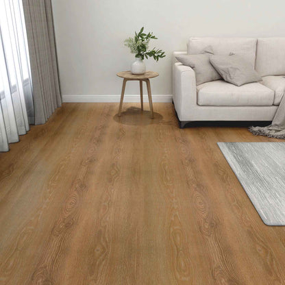 Flooring Planks 55 pcs Brown 5.11 m² PVC