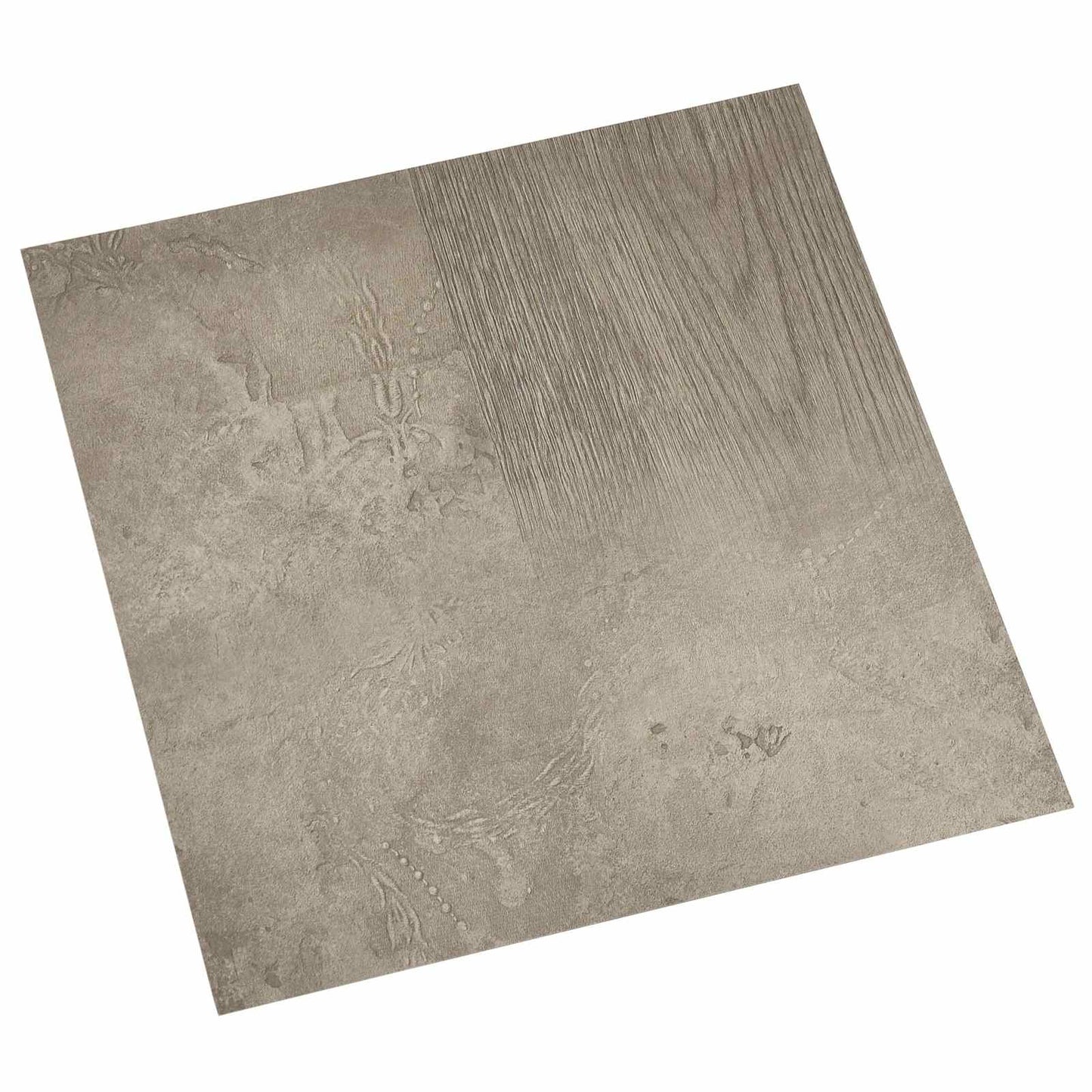 Flooring Planks 5.11 m² 55 pcs PVC Dark Brown and Gray