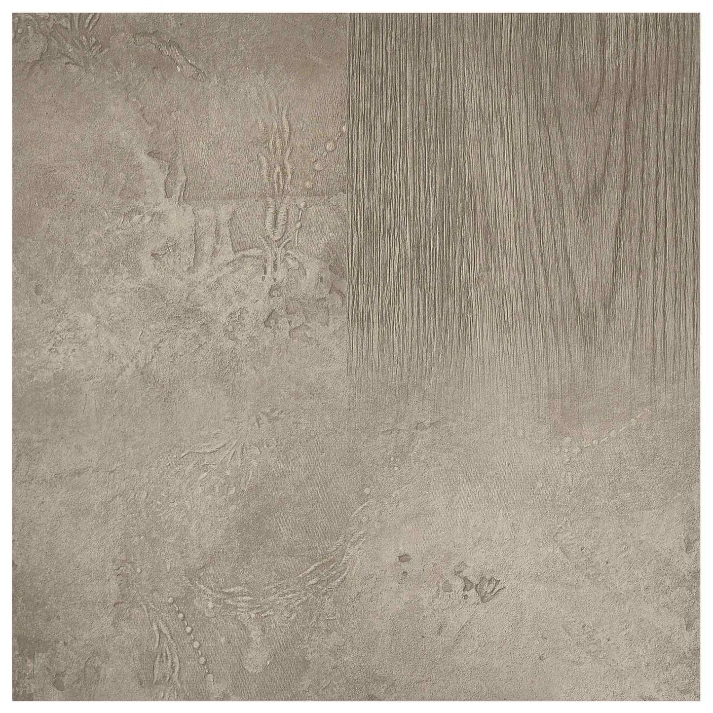 Flooring Planks 5.11 m² 55 pcs PVC Dark Brown and Gray