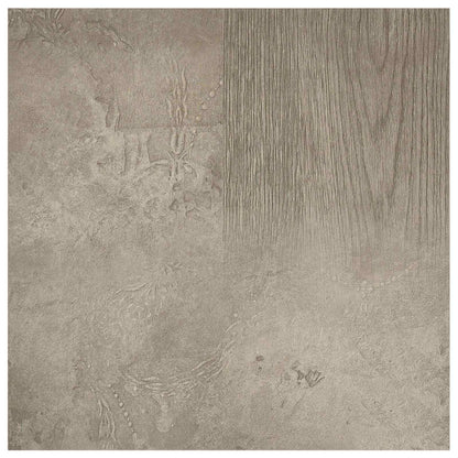 Flooring Planks 5.11 m² 55 pcs PVC Dark Brown and Gray