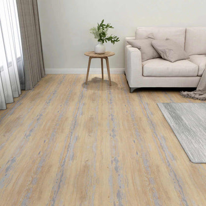 Flooring Planks 5.11 m² 55 pcs PVC Brown and Grey