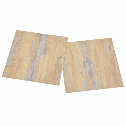 Flooring Planks 5.11 m² 55 pcs PVC Brown and Grey