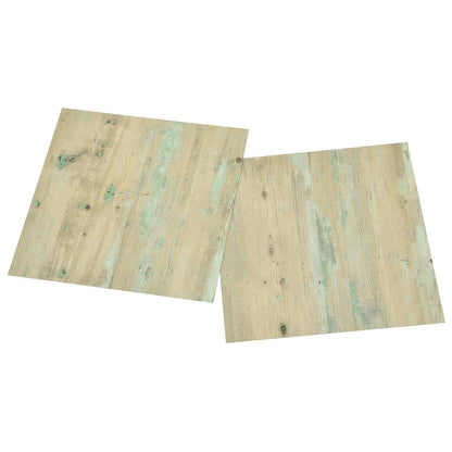 Flooring Planks 5.11 m² 55 pcs PVC White and Light Brown