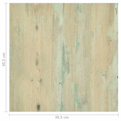Flooring Planks 5.11 m² 55 pcs PVC White and Light Brown