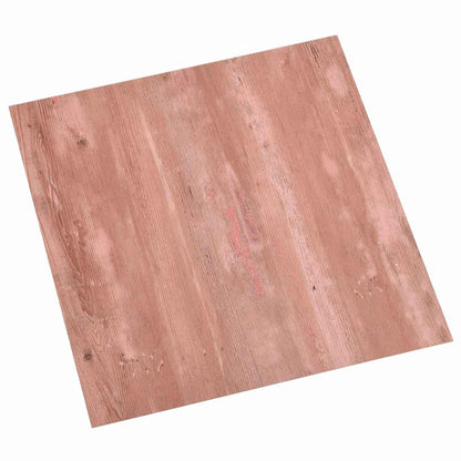 Flooring Planks 55 pcs Red 5.11 m² PVC