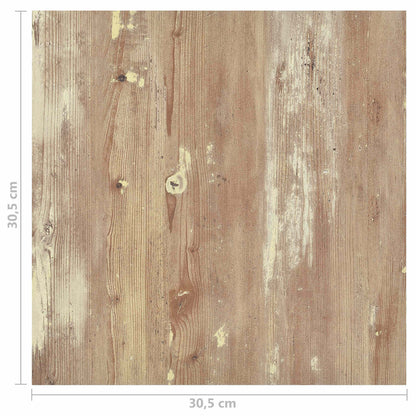 Flooring Planks 5.11 m² 55 pcs PVC Cream and Light Brown