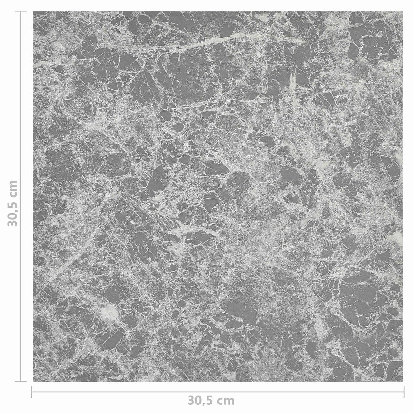 Flooring Planks 5.11 m² 55 pcs PVC Grey