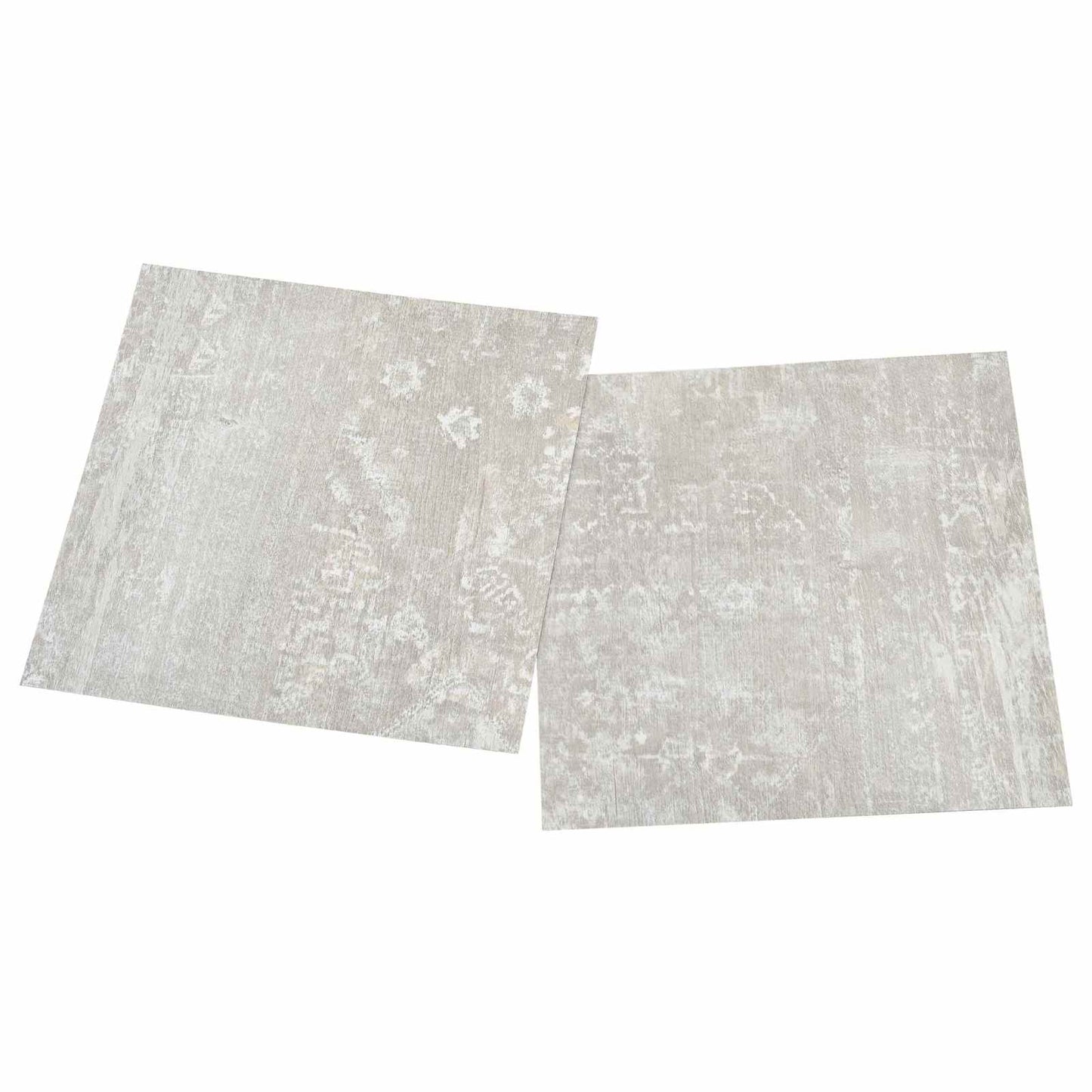 Flooring Planks 5.11 m² 55 pcs PVC White and Wood