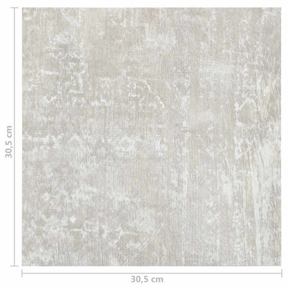 Flooring Planks 5.11 m² 55 pcs PVC White and Wood